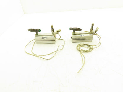 SMC CDQ2A32-60DC-M9BL Pneumatic Air Cylinder 32mm Bore 60mm Stroke Lot of 2
