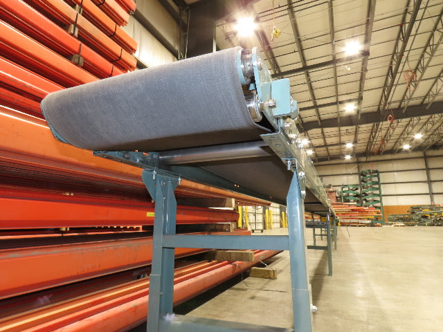 Hytrol 18"x 91' Slider Bed Conveyor 16" Belt 2Hp 230/460V Center Drive 52 FPM