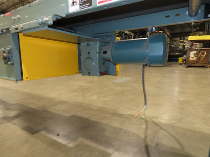 Hytrol 18"x 91' Slider Bed Conveyor 16" Belt 2Hp 230/460V Center Drive 52 FPM