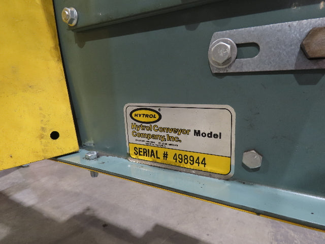 Hytrol 18"x 91' Slider Bed Conveyor 16" Belt 2Hp 230/460V Center Drive 52 FPM