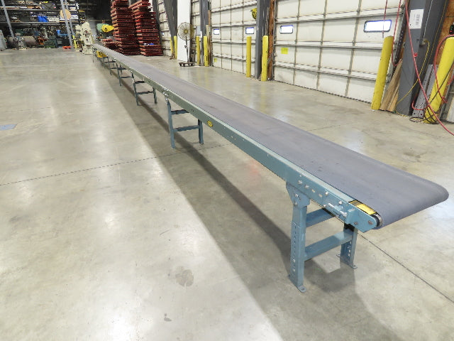 Hytrol 18"x 91' Slider Bed Conveyor 16" Belt 2Hp 230/460V Center Drive 52 FPM
