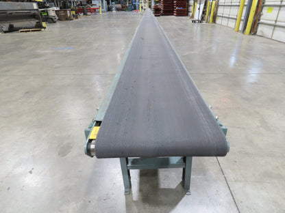 Hytrol 18"x 91' Slider Bed Conveyor 16" Belt 2Hp 230/460V Center Drive 52 FPM