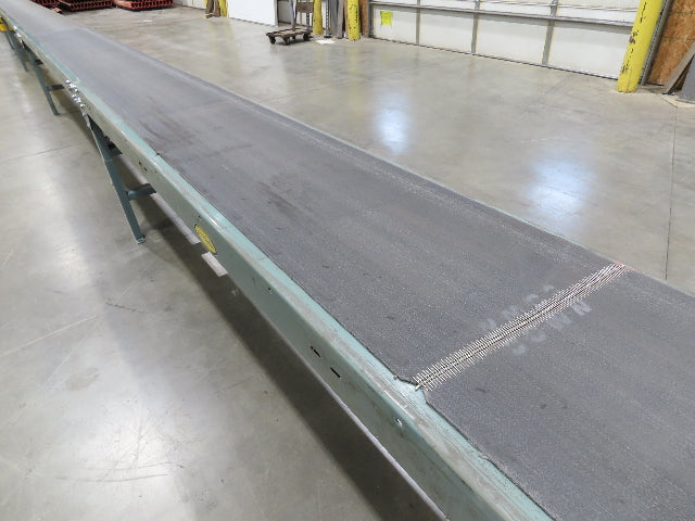 Hytrol 18"x 91' Slider Bed Conveyor 16" Belt 2Hp 230/460V Center Drive 52 FPM