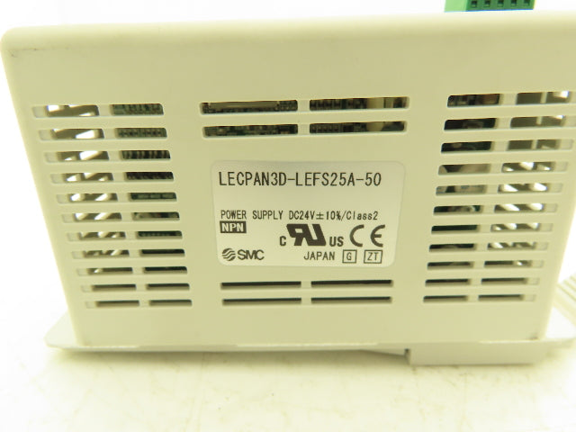 SMC LECPAN3D-LEFS25A-50 LE Pulse Step Motor Driver Controller 24VDC