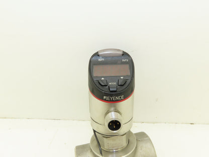 Keyence GP-M250 Digital Pressure Sensor  *Bad Seal*