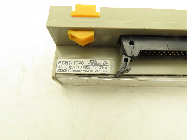 Toyogiken PCN7-1T40 Terminal Connector 40Pin 125V AC/DC 1A 22-16AWG Lot of 4