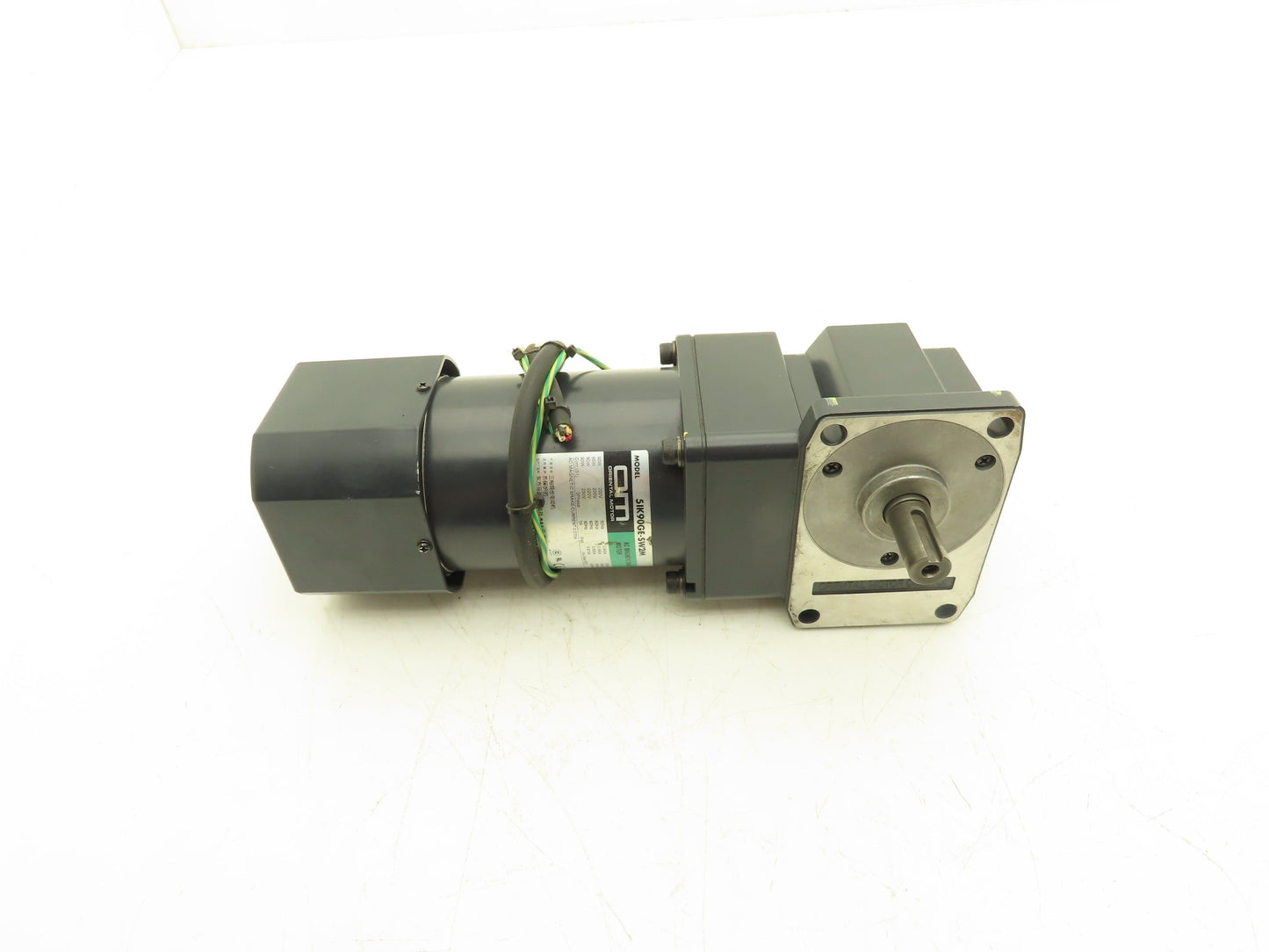 Oriental Motor 5IK90GE-SW2M Brake Gearmotor 6:1 Gearhead 5GE6RA 266 RPM 230V 3PH