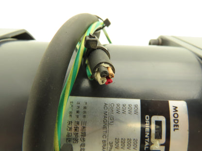 Oriental Motor 5IK90GE-SW2M Brake Gearmotor 6:1 Gearhead 5GE6RA 266 RPM 230V 3PH
