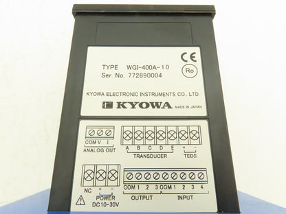 Kyowa WGI-400A-10 Instrumentation Amplifier 4-Digit LED