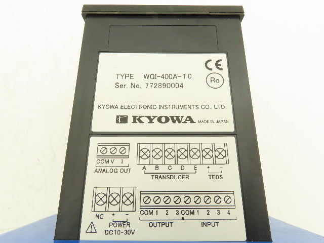 Kyowa WGI-400A-10 Instrumentation Amplifier 4-Digit LED