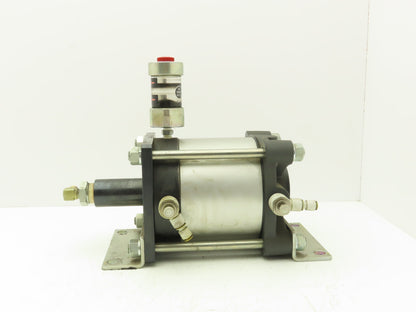 Hirotaka RB-160-30-28 Pneumatic Rush Booster Hydraulic Cylinder Booster 100 PSI