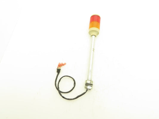 Arrow LEUT-24 Stack Light Red Amber LED 24VAC/DC 300mm Stem