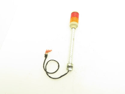 Arrow LEUT-24 Stack Light Red Amber LED 24VAC/DC 300mm Stem