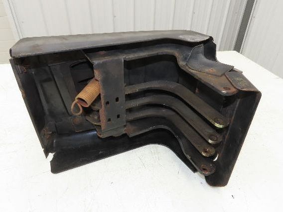 Hyster E60XM-33 Forklift Sideshift 3 Lever Controls And Model Label