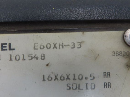 Hyster E60XM-33 Forklift Sideshift 3 Lever Controls And Model Label