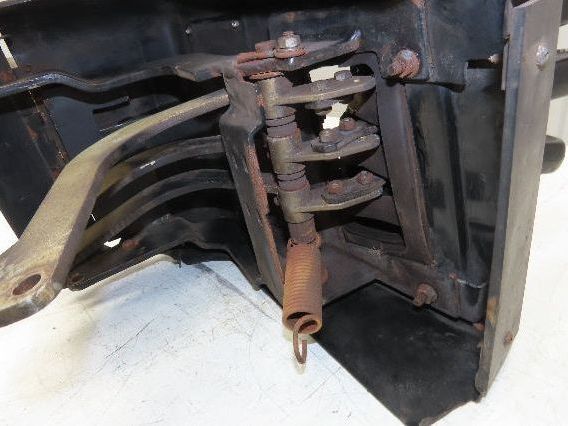 Hyster E60XM-33 Forklift Sideshift 3 Lever Controls And Model Label