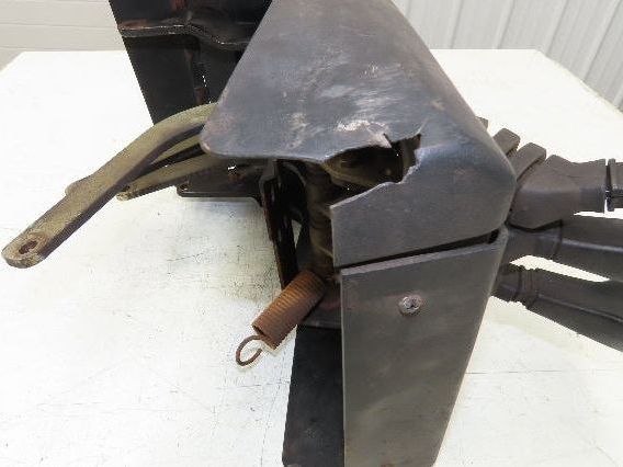 Hyster E60XM-33 Forklift Sideshift 3 Lever Controls And Model Label