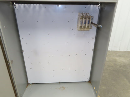 Wiegmann Electrical Enclosure 42x36x12" Control Panel 100A Disconnect