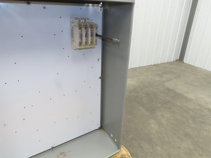 Wiegmann Electrical Enclosure 42x36x12" Control Panel 100A Disconnect