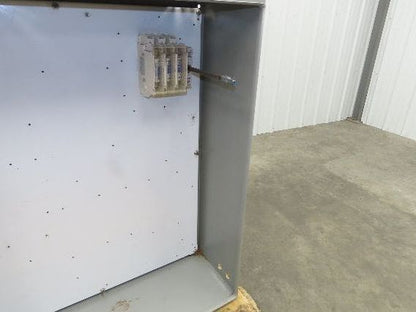 Wiegmann Electrical Enclosure 42x36x12" Control Panel 100A Disconnect