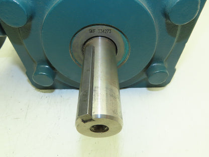 Dodge Tigear 2 26Q05LR18 Worm Gearbox 5:1 Reducer 350 RPM 7.3Hp 180TC Dual Shaft