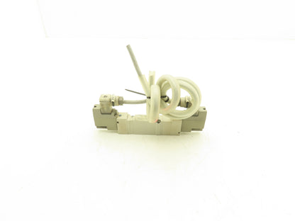 SMC SY7340-5DZ Solenoid Valve 3 Position Closed Center Pilot With Manifold 24VDC