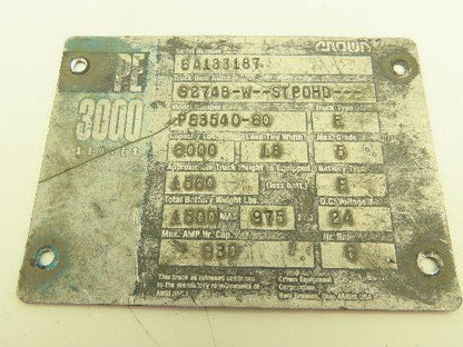 Crown PE 3000 Series PE3540-60 Pallet Jack Hydraulic Cylinder 6"Stroke 2.5"Bore