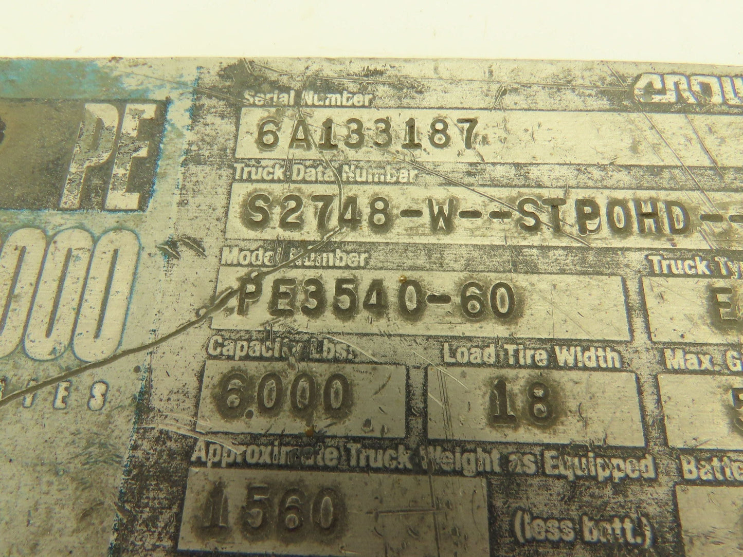 Crown PE 3000 Series PE3540-60 Pallet Jack Electronics Motor Drive Brain Box