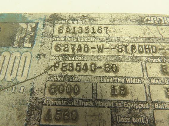 Crown PE 3000 Series PE3540-60 Pallet Jack Electronics Motor Drive Brain Box