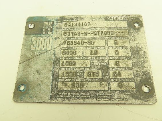 Crown PE 3000 Series PE3540-60 Pallet Jack Electronics Motor Drive Brain Box