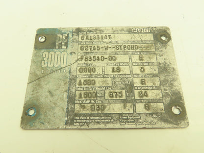 Crown PE 3000 Series PE3540-60 Pallet Jack Brake Housing