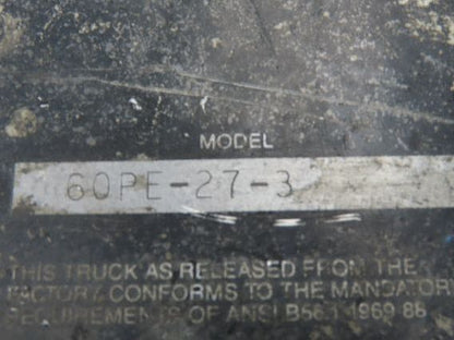 Crown 60PE-27-3 Pallet Jack Operator Forward Reverse Handle Up Down Horn Buttons