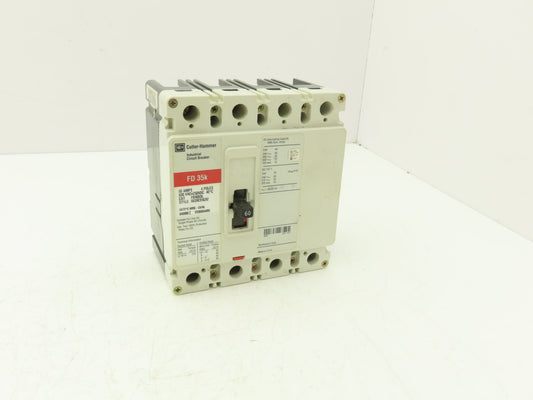 Cutler Hammer FD4060L Industrial Moldedcase Circuit Breaker 60A 4 Pole 600VAC
