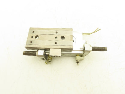 SMC MXQ25L-50B Pneumatic Air Slide Table Guided Cylinder 25mm Bore 50mm Stroke