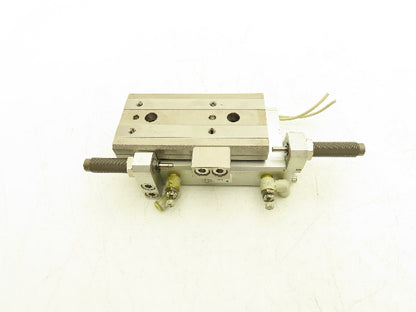 SMC MXQ25L-50B Pneumatic Air Slide Table Guided Cylinder 25mm Bore 50mm Stroke