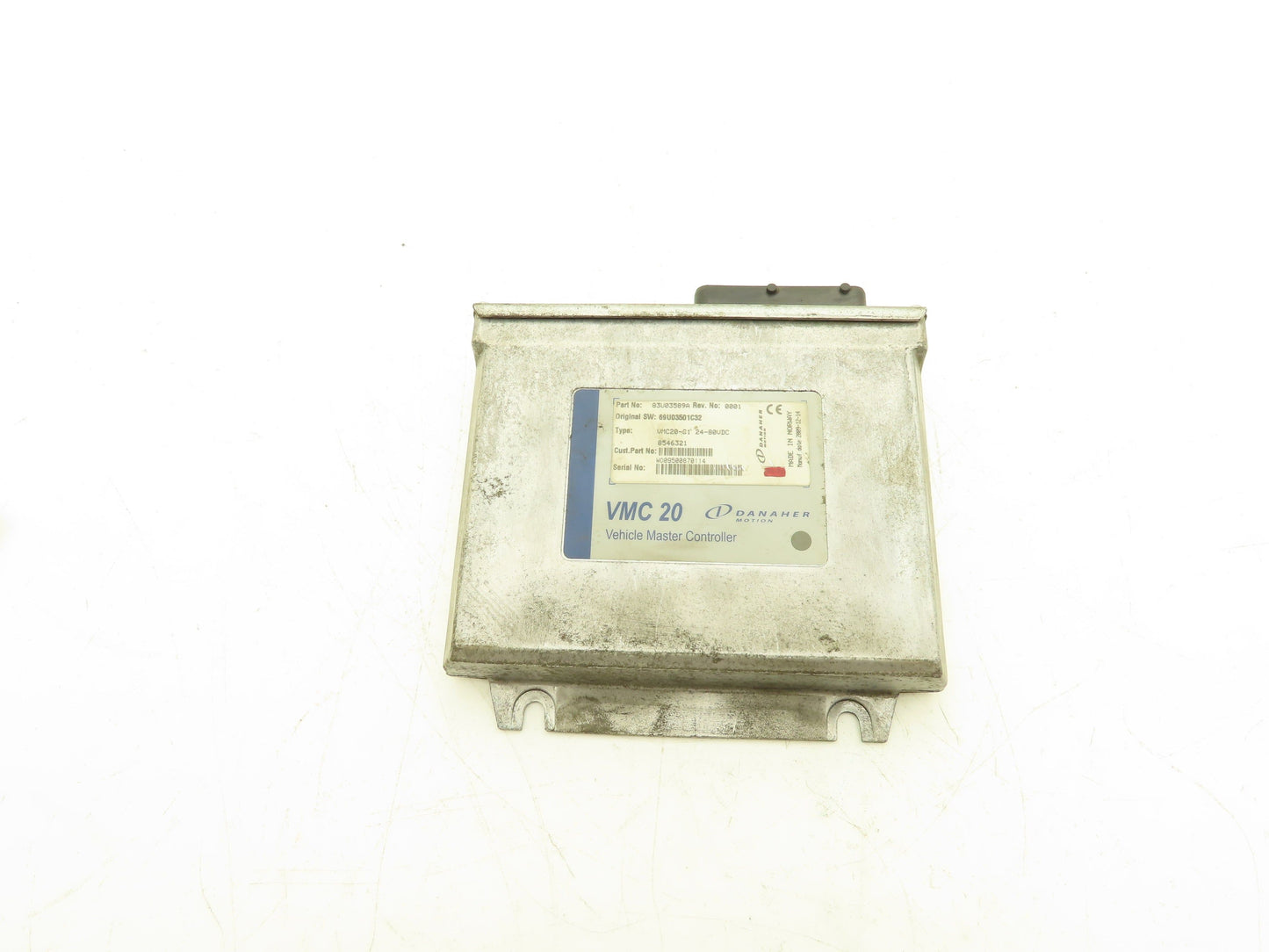 Danaher Motion 83U03589A VMC 20 Vehicle Master Controller Rev. No: 0001 VMC20-C1