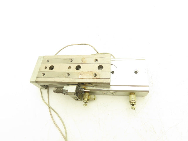 SMC MXQ25L-75BS Pneumatic Air Slide Table Guided Cylinder 75mm Stroke *Read*