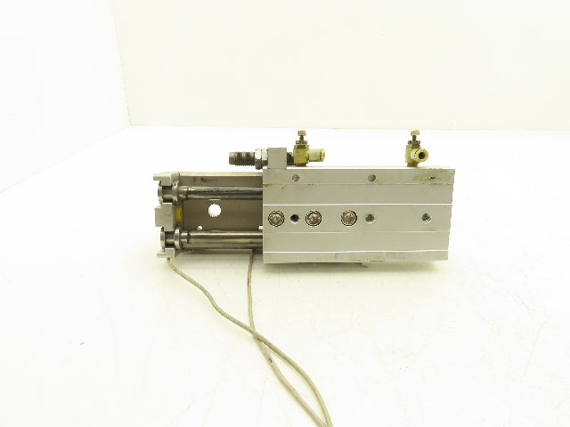 SMC MXQ25L-75BS Pneumatic Air Slide Table Guided Cylinder 75mm Stroke *Read*