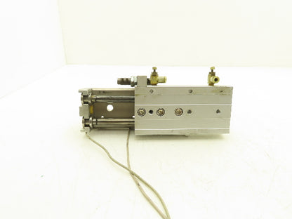 SMC MXQ25L-75BS Pneumatic Air Slide Table Guided Cylinder 75mm Stroke *Read*