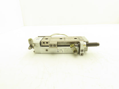 SMC MXQ20-75BSR Pneumatic Air Slide Table End Lock Cylinder 20mm x 75mm Stroke