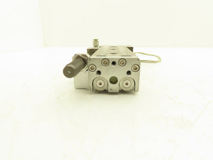 SMC MXQ20-75BSR Pneumatic Air Slide Table End Lock Cylinder 20mm x 75mm Stroke