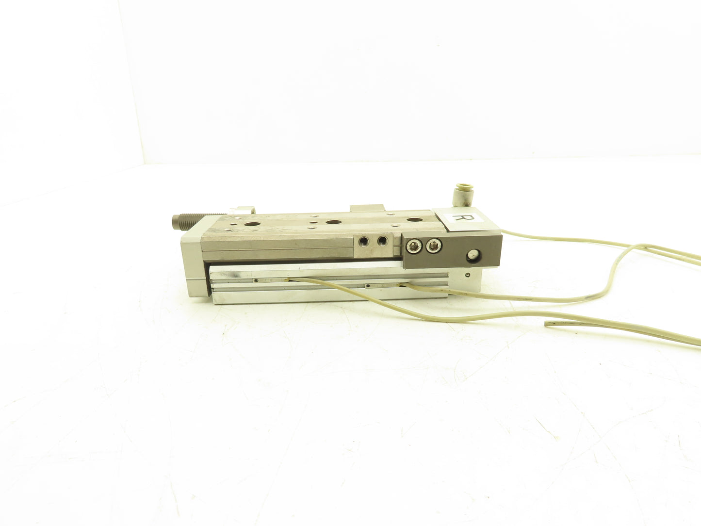 SMC MXQ20-75BSR Pneumatic Air Slide Table End Lock Cylinder 20mm x 75mm Stroke