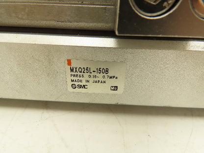 SMC MXQ25L-150B Pneumatic Air Slide Table Guide Cylinder 25mm Bore 150mm Stroke