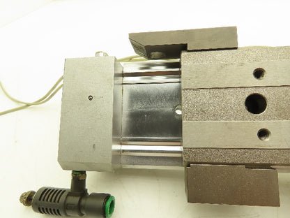 SMC MXQ25-100BSR Pneumatic Air Slide Table End Lock Cylinder 25mm x 100mm Stroke