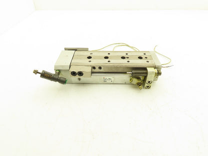 SMC MXQ25-100BSR Pneumatic Air Slide Table End Lock Cylinder 25mm x 100mm Stroke