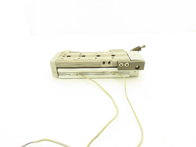 SMC MXQ25-100BSR Pneumatic Air Slide Table End Lock Cylinder 25mm x 100mm Stroke