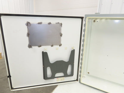 Hoffman A303008LP Electrical Enclosure Control Panel 30x30x8" Backplate