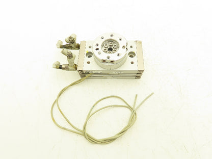 SMC MSQA30H3 Pneumatic Rotary Actuator Table Air Cylinder 180° Rotation