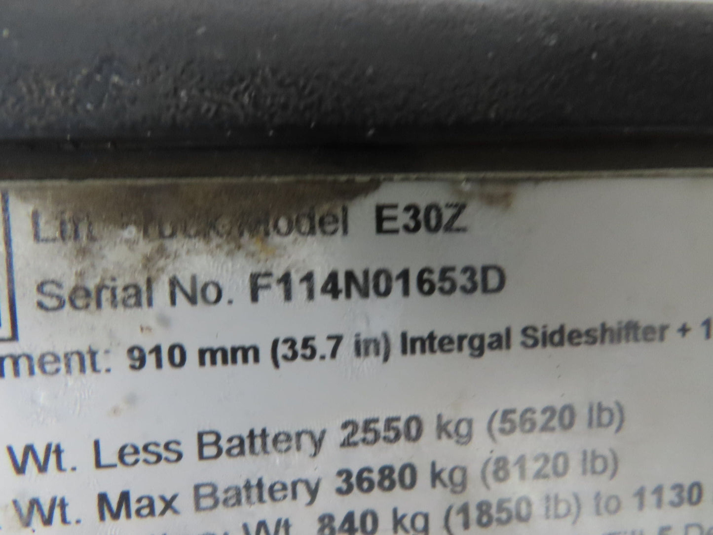 Hyster 8602003 Tilt Cylinder From E30Z Forklift 1.5" Bore ~4" Stroke