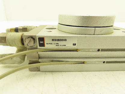 SMC MSQB30H3 Pneumatic Rotary Actuator Table Air Cylinder 180° Rotation